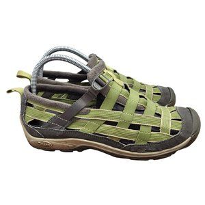 Chaco Paradox Sport Sandals Womens Size 8.5 Green Hiking Water Shoes Closed Toe